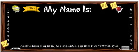 School - Desk\Locker Nameplate